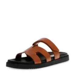 Steve Madden Cognac Strap Mule| 11003028CL