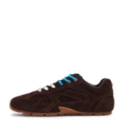 Steve MaddenBrown Suede Retro Trainer| 11005159CS