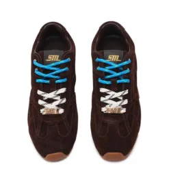 Steve MaddenBrown Suede Retro Trainer| 11005159CS