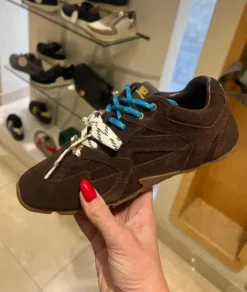 Steve MaddenBrown Suede Retro Trainer| 11005159CS