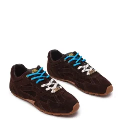 Steve MaddenBrown Suede Retro Trainer| 11005159CS