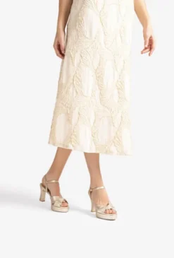 Unisa Gold Platform Sandal|ONOAG