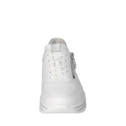 Waldlaufer White Wide Fit Trainer|758009150H