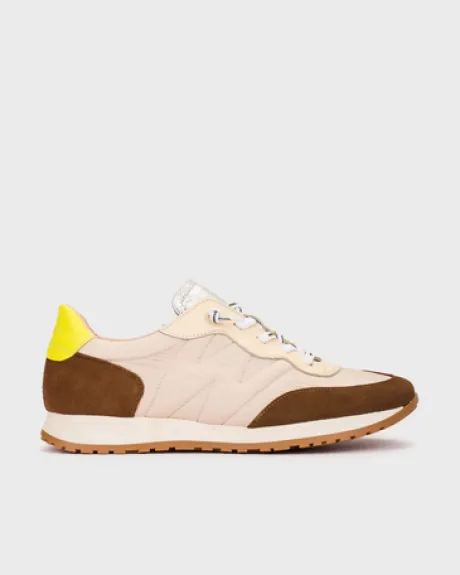 Wonders Beige and Brown Urban Trainer |A4802C